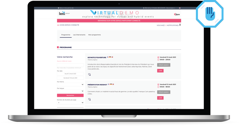Restricted Access – Presentation from the calendar Restricted Access - Presentation from the calendar
