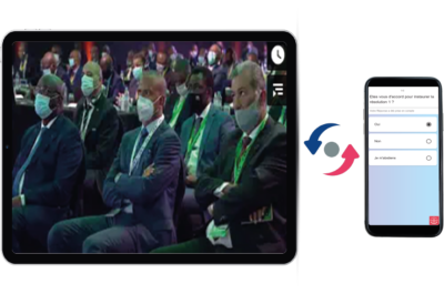 Synchronized vote - Hybrid and virtual