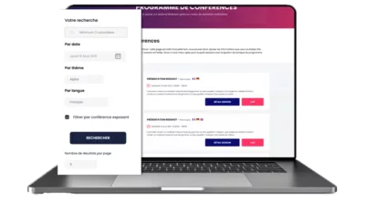 Program and session search