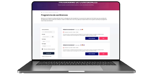Program and session search